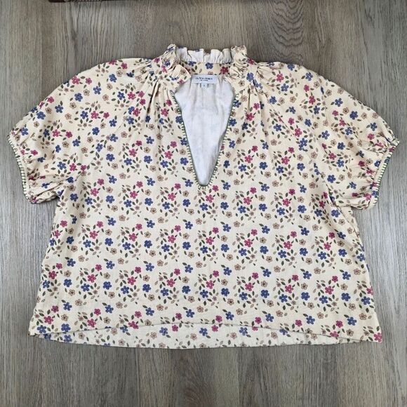 Olivia James Tops - Olivia James The Lable Elizabeth Ditsy Corduroy Top Size L
